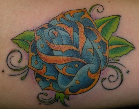 Tattoos - Blue Rose. - 52784